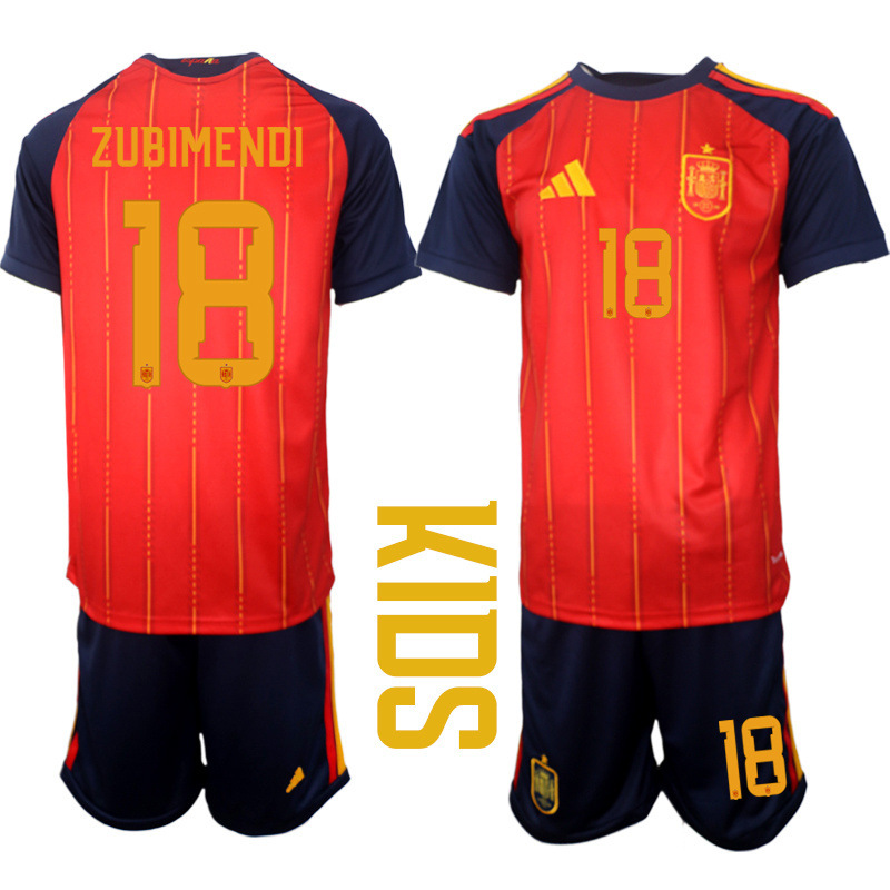 Youth Spain home 03 style 2026 World Cup Soccer jersey